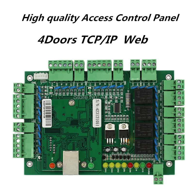 TCP/IP Access Control Panel Four door One way software Access Control ...