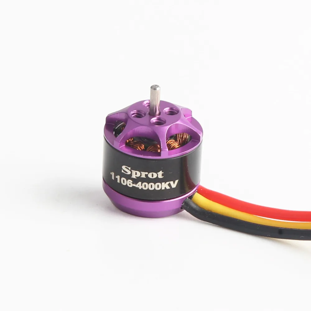 4 шт. RC1106 4000KV Micro безщеточный для мини Multirotor 100 150 мм рама комплект|Детали и
