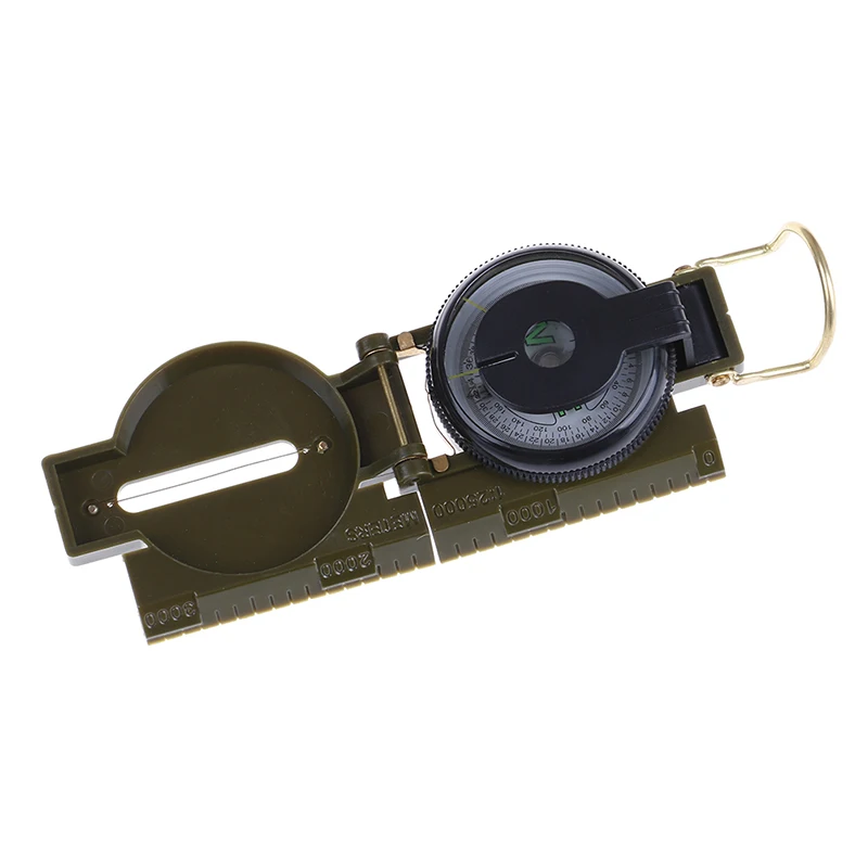 Outdoor Pocket Military Army Hiking Camping Len Survival Lensatic Compass New