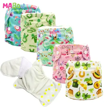 

MABOJ Newborn Diaper Washable Nappies Cloth Diapers Baby AIO Newborn All in One Night Nappy Reusable Waterproof Dropshipping