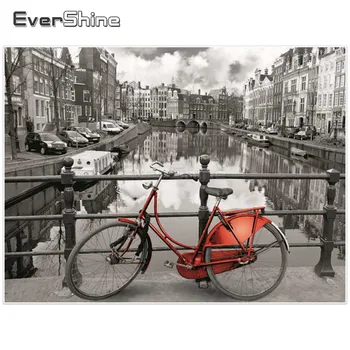 

EverShine New Diamond Painting Full Drill Square Landscape Pictures Diamond Mosaic Rhinestones Diamond Embroidery Scenery