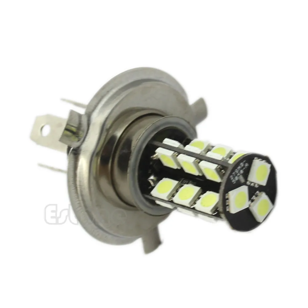 hot B39 2018 Newest H4 5050 27-LED Free LED Fog Signal Light Bulb Lamp White 12V