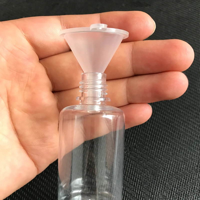 

Plastic Mini Small Funnels Perfume Liquid Tools Essential Oil Labs For Empty Bottle Dropper Bottles Vape Juice Packing Tools