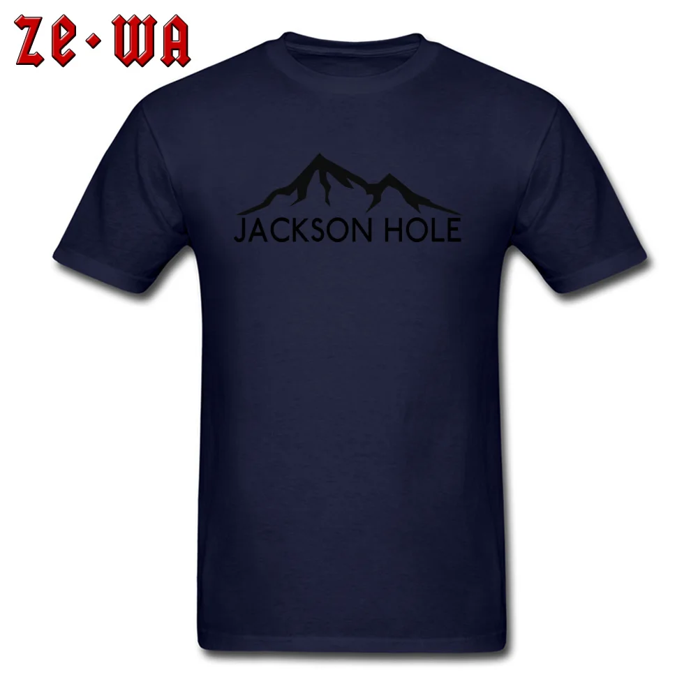 Мужские Топы И Футболки размера плюс JACKSON HOLE WYOMING SKIER персонализированные белые