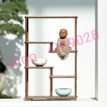 Натуральное Куриное Крылышко, деревянные, Ming стиль вертикальный прямоугольник, твердые деревянные полки curio, орнамент маятника стойки