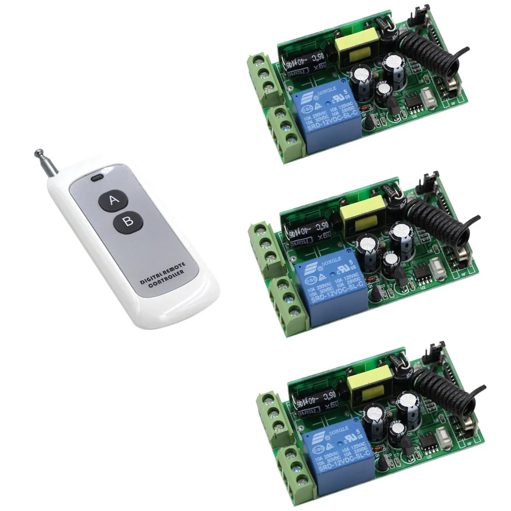 AC85V 250V Wide Range Output RF Wireless Remote Control System 3