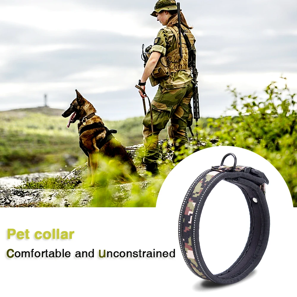 

Print Dog Collar Soft Foam Padded Collar Safety Adjustable Reflective Pet Collar for Medium Small Dog Husky Teddy Pet Products