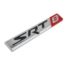 ABS Plástico SRT8 Adesivos de Carro Emblemas Emblemas