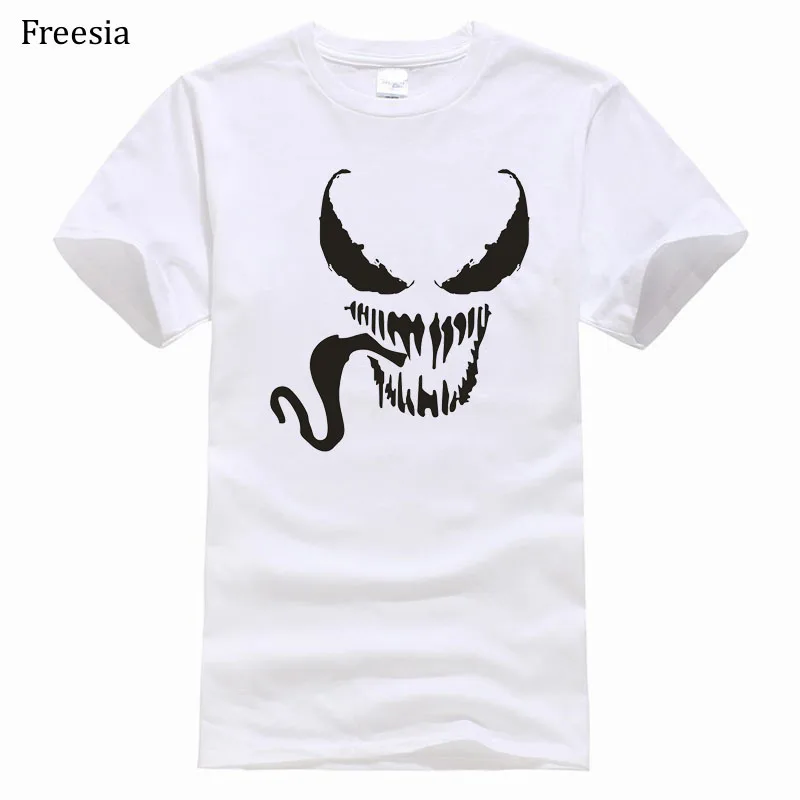 Marvel heroes venom мужская повседневная футболка с круглым вырезом новая хлопковая