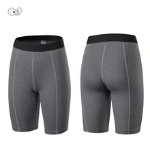 Пикантные классические тренажерный зал сжатия шорты для женщин для фитнес кожи колготки новорождённых спортивная одежда