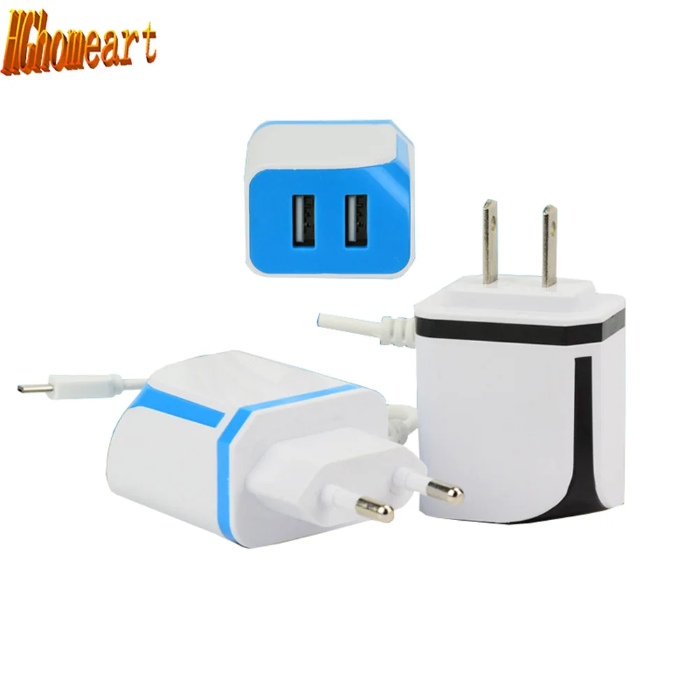 HGhomeart 2 Ports 5V 1A 2A USB Power Socket Portable USB font b Phone b font