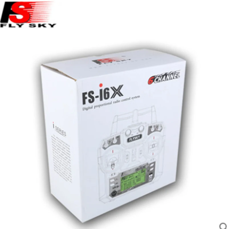 Flysky FS-i6X 2,4G 6CH/10CH передатчик TX с i-BUS, с помощью которого можно IA6B/IA10B/X6B ReceiverFor беспилотный Радиоуправляемый летательный аппарат-Квадрокоптер на дистанционном управлении