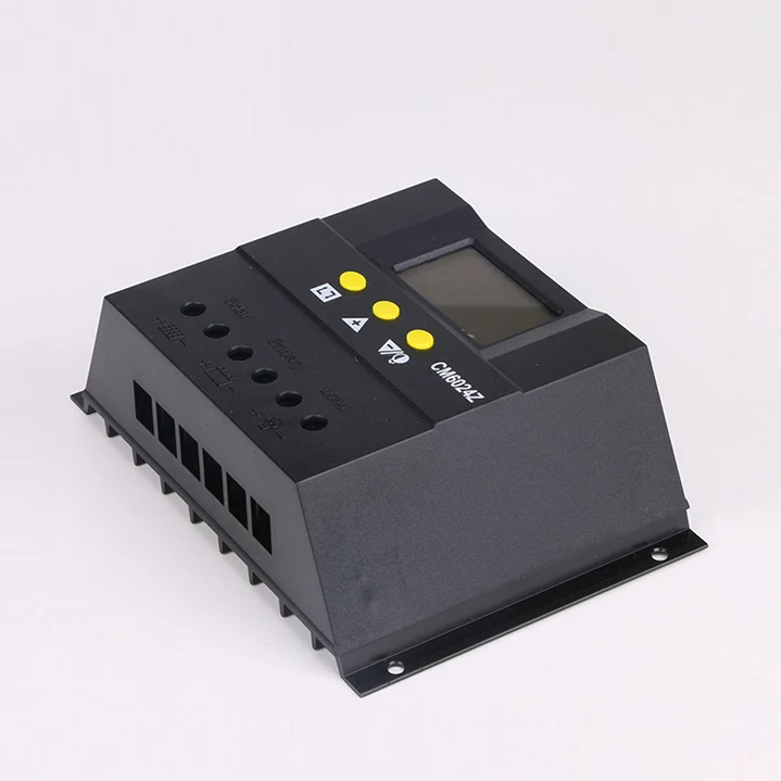 ЖК дисплей 12V/24V 40A 50A 60A солнечной заряд r PWM контроллер CM6024|Солнечные контроллеры| |