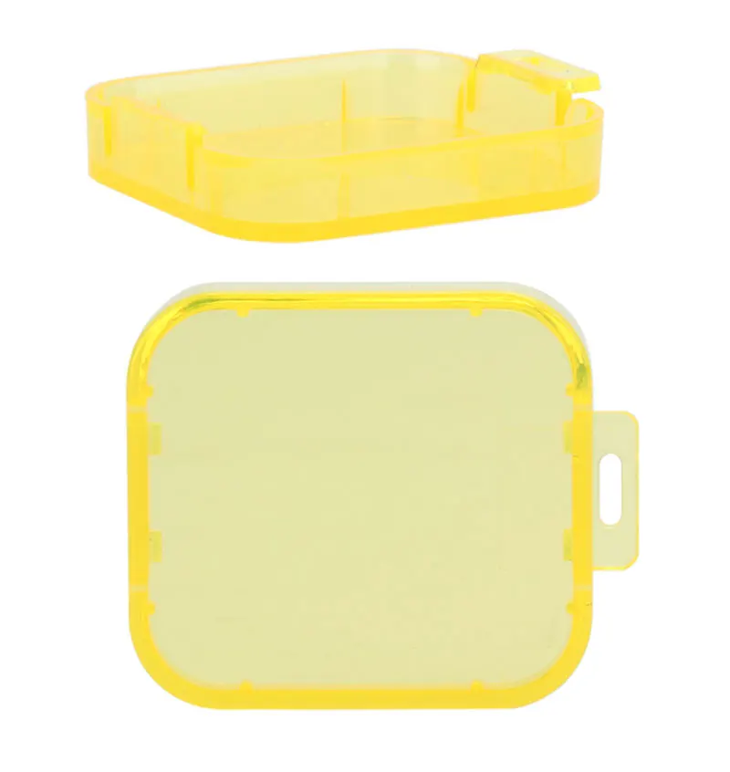 Diving Filter Original Waterproof Lens Cap Yellow Red Purple Gray Dive Filter For Go pro Hero 5 6 Black Accessories (8)