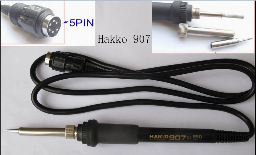 Hakko 907 soldering Station Iron Handle Tool Soldering kit for HAKKO