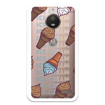 

Stand case costume drawing Icecream WP013 for Motorola Moto E4
