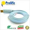 prolific pl2303ra usb rs232 to rj45 console cable for Cisco H3C HP Arba Huawei Fortinet config router console kable 72-3383-01 ► Photo 1/6