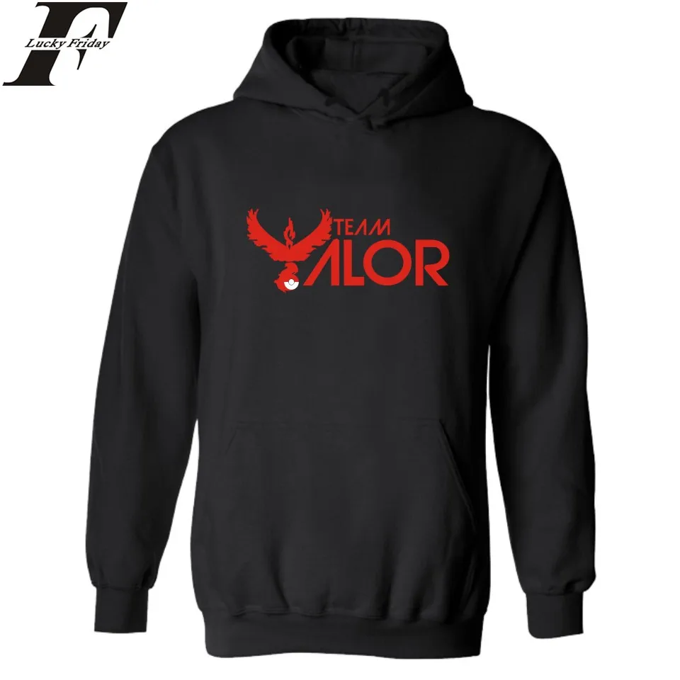 Pokemon Go Team Team Valor Mystic Instinct Hoodies Men Pokemon Go Hoodies  For Me Pokemon Go Sweatshirts