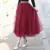 2017 Maxi Skirts Womens Spring And Summer New Big Swing High Waist Tutu Long Tulle Skirt