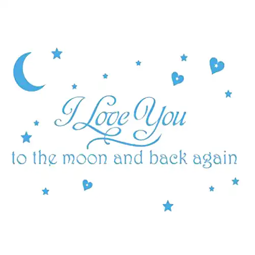 Bestselling Love Quotes Wall Decor Wall Art I Love You To The Moon