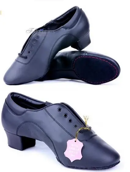 New 2017 New Arrival Black Mens Ballroom Latin Dance Shoes