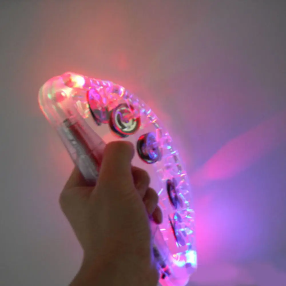 

2019 New Arrival 2 pcs LED Flashing Baby Rattle Tambourine Light Up Luminous Hand Bell KTV Party Bar Prop