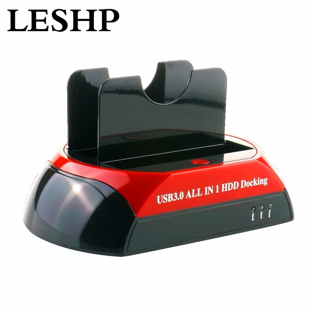 

High Speed SATA IDE HDD Dock Station for 2.5"/3.5" IDE SATA Hard Disk with 3.5A Power Adaptor/Power Cable/USB Cable US EU UK AU