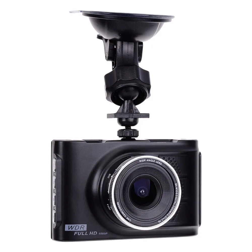Автомобильный видеорегистратор камера видеокамера 3,0 дюймов Full HD 1080 P рекордер WDR g-сенсор регистратор Dashcam парковочный рекордер g-сенсор видеорегистратор