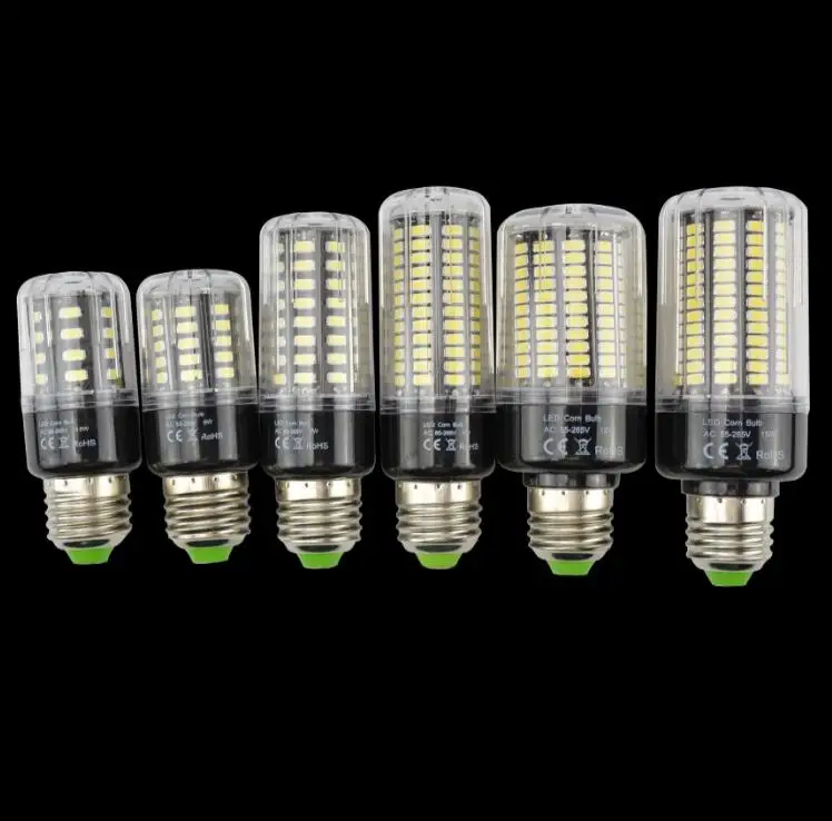 

E27 LED Lamp 220V 110V High Bright LED Bulb 3.5W 5W 7W 9W 12W 15W LED Corn Light SMD 5736 No Flicker Chandelier Light