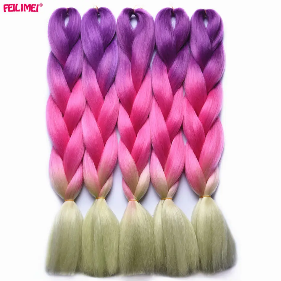 ombre braiding hair