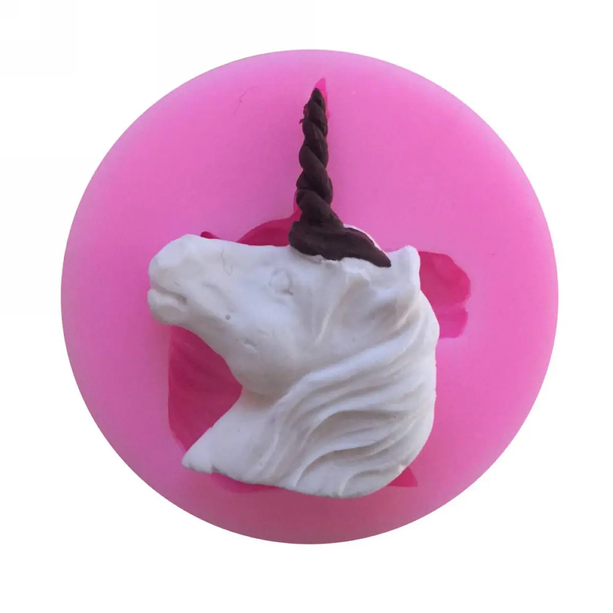 JX-LCLYL 3D Unicorn Silicone Mold Chocolate Fondant Cake Cupcake Baking Decor DIY Mould