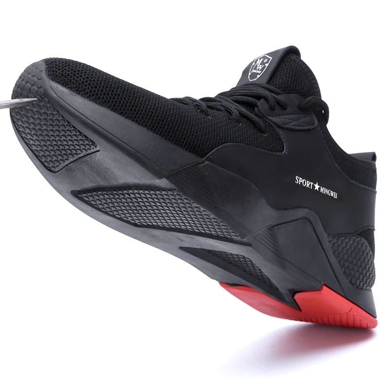 New-exhibition-2019-Men\'s-fashion-Safety-Shoes-breathable -light-widened-anti-smashing-Steel-Toe-Work-Boots-Outdoor-Sneaker-36-46 (23)