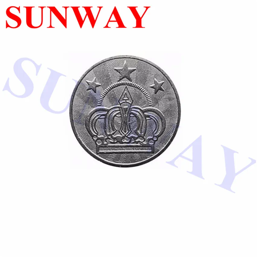 1000 шт./лот 25*1 85 мм токены с логотипом Crown оптовая продажа торговый автомат