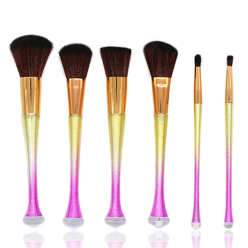 CREEZE New Arrival 6Pcs Makeup Brushes Set Powder Foundation Make Up