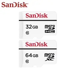 SanDisk MicroSD карты 64 Гб памяти карты памяти 32 GB Micro SDHC SDXC C10 с адаптером для вождения Регистраторы домашний монитор