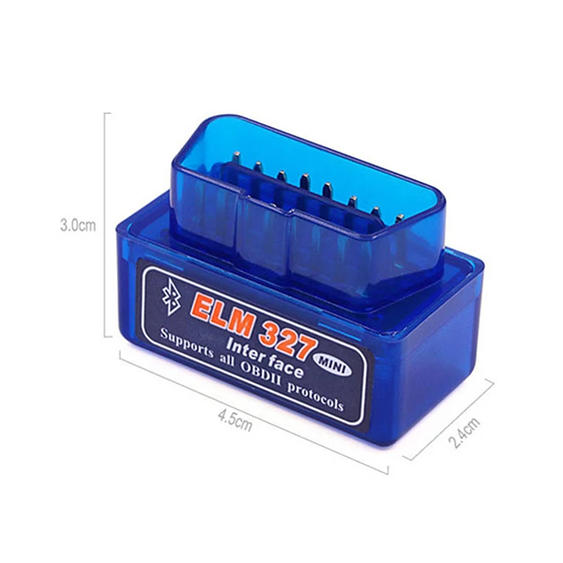Мини Elm327 Bluetooth OBD2 V1.5/2 1 V1.5 OBD 2 Автомобильный диагностический сканер OBDII адаптер