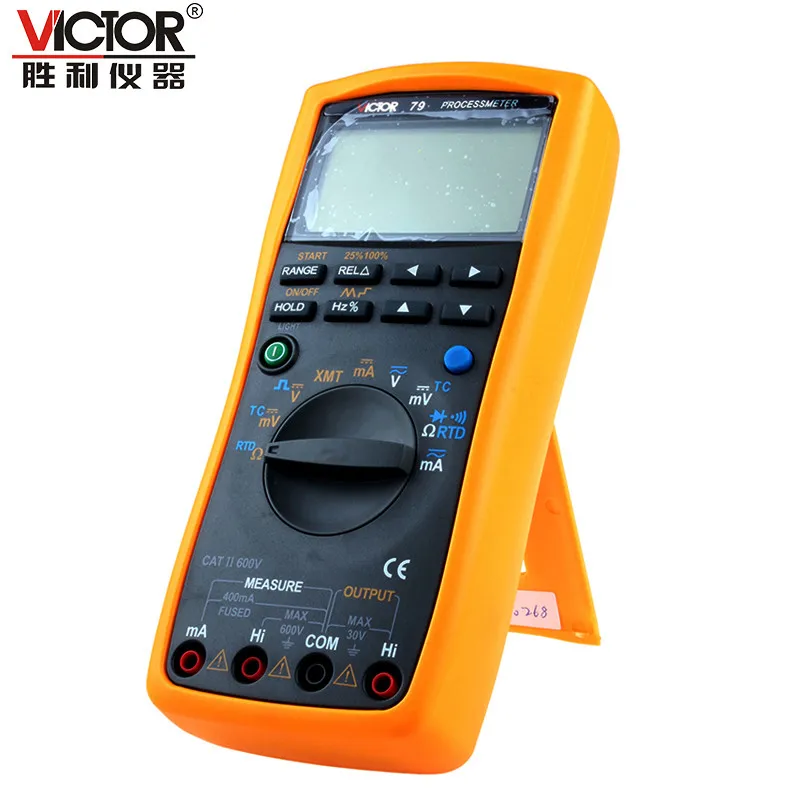 

VICTOR VC79 Process Multimeter Handheld Autoranging Large LCD Electronic Instrument