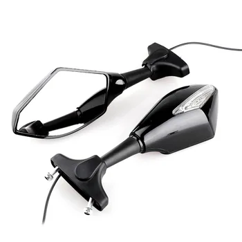 

1 Pair Rear View Mirror (Left + Right) High quality Comes with LED turn signal lamp and arrow style not easy to crack or break