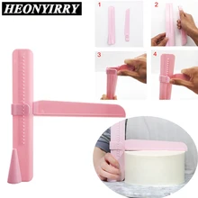 Регулируемая кухонная форма для выпечки выравнивающее устройство инструменты для украшения торта DIY пищевая пластиковая кухонная утварь для торта