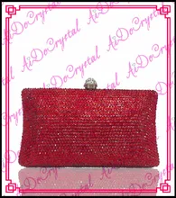 Aidocrystal handmade red pearls ladies wedding bag and shoes set for party