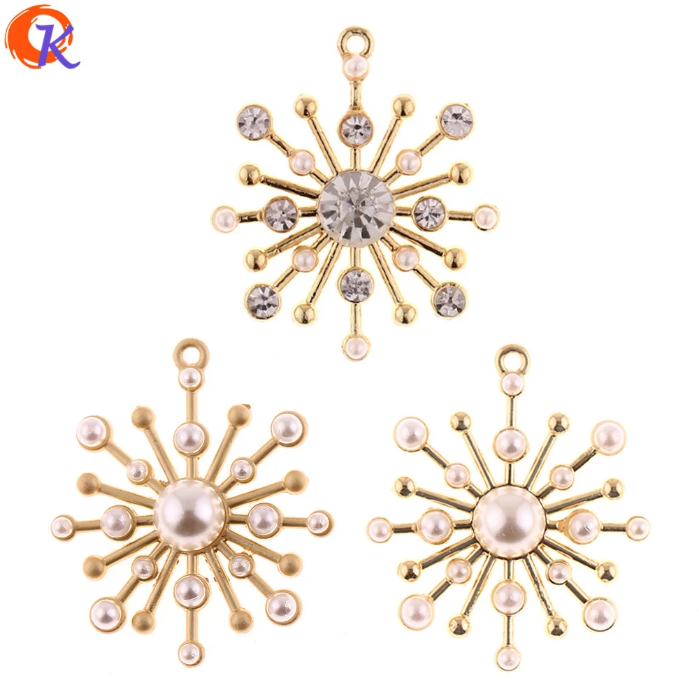 

Cordial Design 50Pcs 28*32MM Jewelry Accessories/Earring Making/Rhinestone Imitation Pearl/DIY Parts/Hand Made/Earring Findings