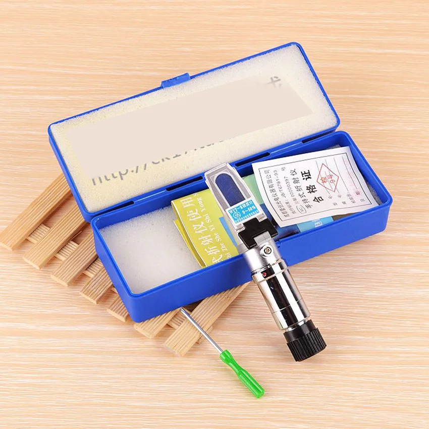 Liquid sugar concentration tester, handheld refractometer Brix