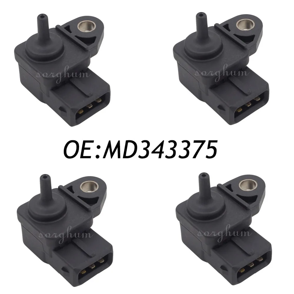 4PCS MD343375 MAP Manifold Absolute Pressure Sensor For Mitsubishi