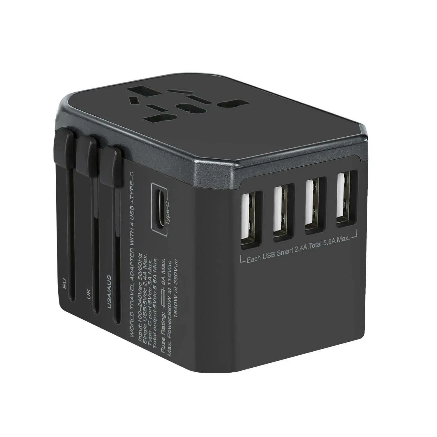 Universal Travel Power Adapter All in One Worldwide International Wall