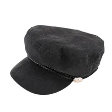 1 шт., винтажная кепка газетчика, женская модная восьмиугольная кепка на пуговицах, женские осенние зимние повседневные Шапки, 4 цвета