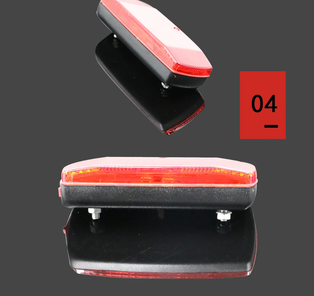 Flash Deal JS Leds Red Bicycle Rear Light Bike Rear Rack Light Lamp Battery Cycling Bicycle Accessories MTB Led Bike bisiklet aksesuar 8