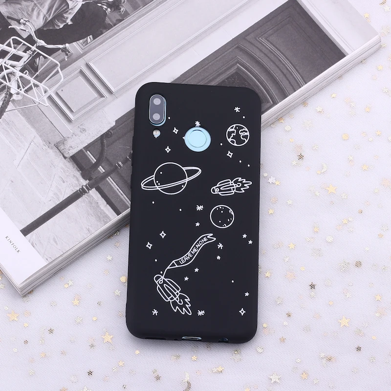 Силиконовый чехол для телефона Xiaomi mi Red mi Note 5 6 7 8 9 lite Pro Plus Space Moon Astronaut Stars Candy