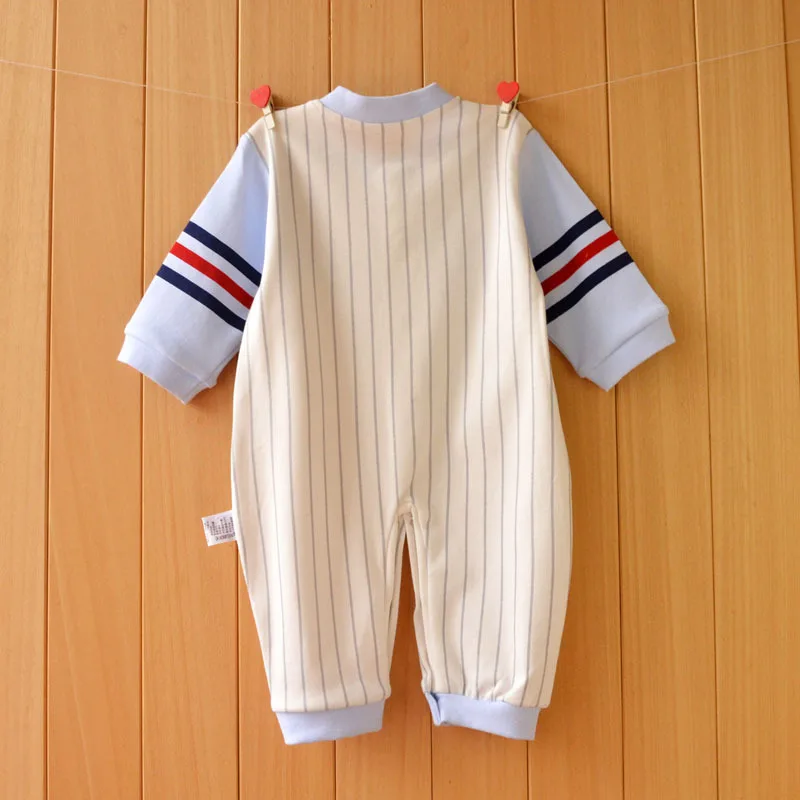 Одежда для новорожденных комбинезоны пижамы хлопок Одежда для младенцев Комбинезон для малышей Детские ползунки для 3-12 м костюм для маленьких мальчиков