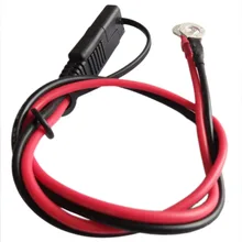 1 шт. вилка sae к O тип терминала быстрый разъем 15A/3239/16AWG медный шнур DIY кабель питания для бустера автомобиля батарея стартер