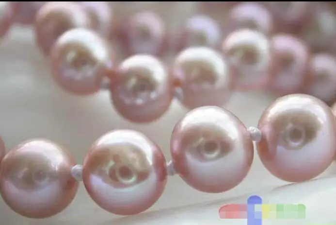 

FREE SHIPPING HOT sell new Style >>>>AA 17" 8mm lavender ROUND FRESHWATER CULTURED PEARL NECKLACE